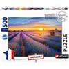 Nathan Puzzle per adulti, 500 pezzi, "Strada della lavanda a Valensole", collezione "Regioni di Francia", Nathan, adatto a partire dai 12 anni