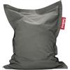 Fatboy Pouf originale in tela per bambini, poltrona relax robusta e durevole, per interni, comodo e ricaricabile, per bambini e da gioco, 100 x 130 cm, antracite