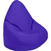 Loft 25 Kids Bean Bag Gamer Chair, Mobili Resistenti all'acqua per Pouf Bambini, Seduta BeanBag per all'aperto e Interno, Design Ergonomico Pouf Poltrona (Bean Bag, Viola)