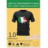 TransOurDream Carta per trasferimento a Getto d'inchiostro Reale,Carta termoadesiva per Tessuti Scuri, Non Stampa a Specchio, Fogli DIN A4X20, Carta per Magliette a Colore: Scuro(I-3-5.0-20)