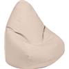 Loft 25 Kids Bean Bag Gamer Chair, Mobili Resistenti all'acqua per Pouf Bambini, Seduta BeanBag per all'aperto e Interno, Design Ergonomico Pouf Poltrona (Bean Bag, Pietra)