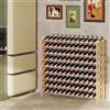 GIANTEX Cantinetta per Vino a 9 Ripiani, Organizer per Vino in Legno di Pino, Ideale per Cantine e Bar (108 Bottiglie)
