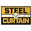 Rico Industries Bandiera della NFL Football Pittsburgh Steelers Bold 0,9 x 1,5 m, su un lato, per interni o esterni, decorazione per la casa