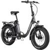 F.lli Schiano Bici Elettrica Pieghevole 20, Batteria 672Wh, Fat Bike FX20 | Bici Elettrica Uomo Donna, con Motore 250W 50Nm, Batteria Rimovibile, Ricarica USB-C