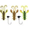 Berkley PowerBait kit persico Ned Rig Pro | Mix | 7 g + 10 g | 10 cm | 3 Hollow Craw | 2 Testine Ned | Attrattivo PowerBait | Colori UV | Pronti All'Uso | Ned Rig Semplice Ed Efficace Per Persico