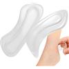 Generic Adesivi per tallone | Cuscinetti autoadesivi in silicone, cuscinetti invisibili per tallone per camminare comodamente scarpe da ginnastica, scarpe da ballo, calzini in pelle e tacchi alti