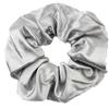 Mytoptrendz® Fasce elastiche per capelli in raso, senza tracce in tinta unita, accessorio classico per capelli (grigio argento)