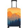 Explore Land Copertura protettiva per valigie da viaggio, adatta per bagagli da 45,7 a 81,7 cm, Montagne d'Ambra, L, Montagne d'Ambra