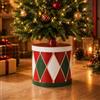 MA MAISON Base per Albero di Natale Supporto Decorativo a Tamburo Ø32X31H | Supporto per alberi di Natale 150-180 cm, base a tamburo in metallo, ideale per valorizzare e completare l'allestimento