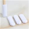 YKAFADE Calzini da sedia, 24 pezzi, per gambe della sedia, elastici, a maglia, antiscivolo, con fondo spesso, per mobili, per mobili, gambe della sedia, tavolo da 7 a 18 cm, colore bianco
