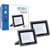 CLAR - Faretto LED da Esterno, Faretto LED da Esterno 50W (Pack 2)