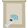 STORESDECO Tenda motorizzata traslucida con telecomando 100x250 cm Beige | Tende a rullo termiche con motore per finestre e porte interne qualità Premium. Larghezza tessuto 96,5 cm StoresDeco