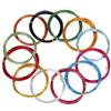 MengH-SHOP Filo di alluminio multicolore Filo di artigianato in alluminio flessibile filo metallico per la creazione artistica, fai da te scultura e hobby creativi, 1 mm di diametro, ogni rotolo 10 metri (12