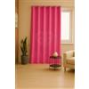 GBiancheria Tenda JASMINE Tinta Unita 140x290 cm con Anelli in Alluminio Ø4cm - Tendaggio Moderno Elegante per Soggiorno, Camera da Letto, Cucina - 1 Pannello Lavabile 100% Poliestere (Fucsia)
