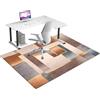 Qesjodfu Tappetino per sedia da ufficio, Tappeto Sedia Gaming, Tappeto Salvapavimento Antiscivolo, Ufficio Protettore del Pavimento, Tappetino per Sedia da Scrivania del Computer per Home Office 140 x 180 cm