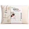 MENKËLL - Cuscino Memory Foam Forato Made in Italy con Federa Aloe Vera Sfoderabile - Guanciale Ergonomico e Traspirante per Testa e Collo Cervicale (1, MEMORY NON FORATO, 11cm)