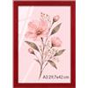 Velora Home&Living VELORA H&L Cornice Foto Rosso A3 29,7 x 42 cm - Cornice in Legno con Plexiglass Trasparente, Portafoto da Parete, Cornice per Poster, Fotografie, Puzzle, Diplomi e Certificati