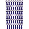 trendfinding 48 mollette per bucato con clip a spirale in acciaio inossidabile e impugnatura morbida Indigo Bianco