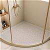 EUPXRHY Tappeto Doccia Antiscivolo Angolare, Tappeto Doccia Angolare, Pedana Antiscivolo per Doccia, Luffa in PVC Tappetino Antiscivolo Doccia per Doccia O Vasca da Bagno,C,65x65cm(26x26inch)