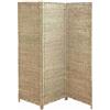 Box and beyond - Paravento per interni - 117 x 160 cm - Cerchio di mare naturale - 3 pannelli - Intreccia stretta - Divisorio per camera da letto, soggiorno, ufficio - stile bohemian