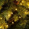 Lotti Catena Natale MiniCluster D 6 Cm 1000 MicroLed 20 Mt + 4 Mt Cavo LED Bianco Caldo