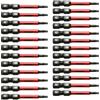 TMAX 25 pezzi cacciavite a torsione Torx T8 a 6 punte 50,8 mm, acciaio S2 | Attacco esagonale 6,35 mm sgancio rapido | Zona torsione estesa, alta resistenza torsione | Compatibile con Dewalt Makita