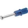 HETTICH Rapid S DU 325 47458 - Tasselli a montaggio rapido per mobili, in acciaio e plastica, 40,5 mm, colore: Blu zincato