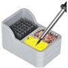 Generic Saldature - Kit di pulizia per punte di saldatura multifunzione | Spazzola in acciaio per pulizia compatta portatile Spugna per saldatura salvaspazio Supporto in silicone Rimuovere duro