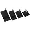 EasyByMall Mesh Tool Bag 32x14cm Oxford Tessuto Vita Gancio (XL) | Finestra in rete trasparente, ID strumento rapido, grande capacità 32 x 14 cm, per Oxford 1680D resistente, cerniera liscia