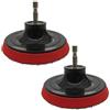 Niceminiwall 2 cuscinetti di supporto da 10 cm, 12000 giri/min, 2 pezzi, 10 cm | Disco in poliuretano, gambo in acciaio inox, per filettatura M10, misura 10,2 cm, confezione da 2 pezzi