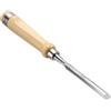 sourcing map Scalpello per legno 12 mm / 1/2 scalpelli piatto per intaglio | Lama CR-V, utensili manuali per la lavorazione del legno con manico in legno per falegnameria, scultura e appassionati di fai