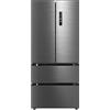 MIDEA Frigorifero americano MIDEA MDRF692FIE46, Sistema Multi Flow: Sì; raffreddamento frigorifero: No Frost; congelatore: Frost, Capacità netta totale 516 l, Rumorosità: 35 dB(A), LAN wireless, Dimensioni: L 83,3 cm A 189,8 P 65,3 cm, Inox, Classe E
