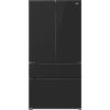 GRF Frigorifero americano GRF SF9160931BG, Sistema Multi Flow: Sì; raffreddamento frigorifero: No Frost; congelatore: Frost, Capacità netta totale 521 l, Rumorosità: 38 dB(A), Dimensioni: L 91,1 cm A 191,2 P 60 cm, Nero, Classe E