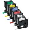 Thboxes 6 Pezzi Nastro per Etichette Compatibili con Dymo D1, Multicolore | Etichette Adesive 12 mm x 7 m per Nastro Etichettatrice LabelManager 150 160 210D 280 350 420P LabelPoint 150 350