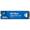 Western Digital WD Blue SN580,500 GB,M.2 2280,fino a 4 000 MB/s,PCIe Gen4 NVMe,Include Acronis True Image per Western Digital,clonazione e migrazione del,backup completo e ripristino rapido, protezione da ransomware