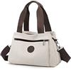 DOURR Hobo - Borsa a tracolla da donna, in tela, con scomparti multipli
