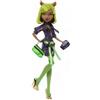 Monster High Dawn of the Dance Clawdeen Wolf Bambola Replica | Boo-riginal Creeproduction Clawdeen Wolf con abito da festa e accessori: borsa, foto, invito e base bambola, JKM45
