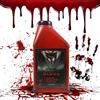 VIPNAJI Sangue Liquido Finto in Bottiglia per Trucco Horror, Halloween Sangue Zombie ,Costume Effetto Speciale Del Terrore, Sangue finto (473ml)