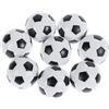 GOLDGE Confezione da 8 mini palline da calcio in bianco e nero