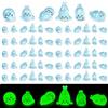 ZhouWei 100 Pezzi Mini Foche Luminose in Resina, Piccoli Animali Marini | Miniature Statuette di Foche, Accessori per Giardino delle Fate Micro Paesaggio Acquario e Casa delle Bambole