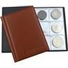 COLLECTOR ALBUM Raccoglitore per 48 Monete di Grande Formato - Compatibile con Crown, 5 £, 5€, 10€, 20€, 25€, 30€ e 50€ (Diametro 30-45 mm) (MARRONE)