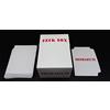 docsmagic.de Deck Box + 60 Double Mat White Sleeves Small Size - Mini Porta Mazzo & Bustine Bianco - YGO