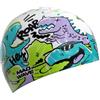 Mad Wave Dinos Fun - Cuffia da nuoto in silicone per bambini