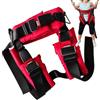 Generic Gilet imbottito per trampolino per bambini, protezione anticaduta | Cintura per acrobazie aeree, fodera in rete, chiusura con fibbia, supporto per il corpo, riduzione della pressione, cortile