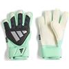 adidas Unisex - Bambini e ragazzi Predator Match Fingersave Junior Goalkeeper Glove Gloves, white/pulse mint/silver met., 6