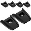 BESPORTBLE 6 Pezzi Cartello Numerico Golf per Copri Putter, ABS Nero Leggero | Numeri Grandi e Chiari, Design Pulito ed Elegante, per Gestione in Campo e Viaggio