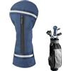 Dioeazh Copri Teste per Mazze da Golf Avvolgimento Con Vestibilità Elastica E | Copri Driver Resistenti Strappo Per Mazze Da Golf Per Uomo E Donna, Regalo Per Compleanno E Natale