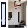 HPHDFS Protezione palo Basket Poliestere con Imbottitura Schiuma Robusta | Pali avvolgenti protezione antigraffio vestibilità flessibile pali quadrati/rotondi