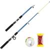 Sunlitpqrny Canna da Pesca Canna telescopica ultraleggera per bambini 110 cm con | Canna da Pesca per Viaggio Per il Compleanno dei Bambini e Ragazzi in Fiume Lago Acqua Salata