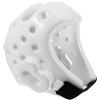 UKCOCO Casco da Boxe per Allenamento, Protezione Testa in PU Bianco | Caschetto Itaki, Caschetto da Boxe per Sparring, Accessori Boxe Pugilato per Sport da Contatto